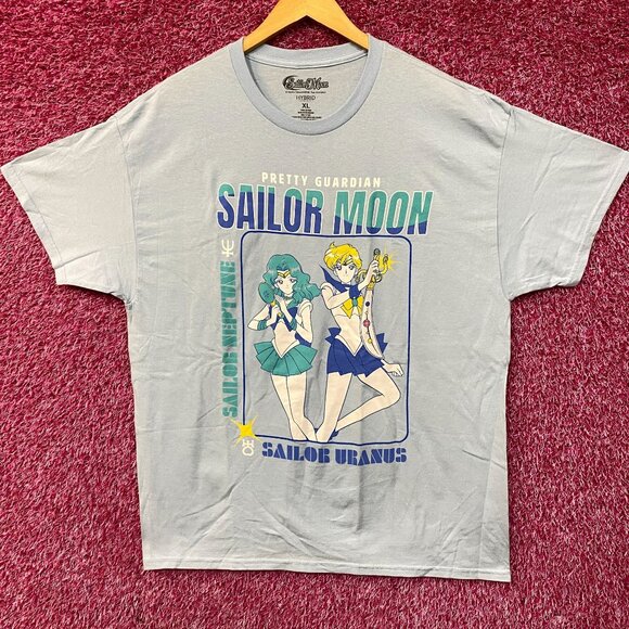 Sailor Moon Pretty Guardian Sailor Neptune and Sailor Uranus T-Shirt XL - Picture 1 of 4